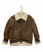 Mysty Womanミスティーウーマン）の古着「ムートンジャケット」｜ブラウン