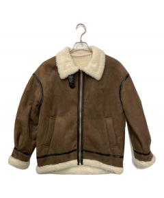 中古・古着通販】DIESEL (ディーゼル) ムートンジャケット ブラウン