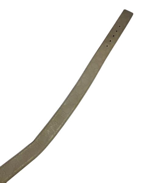 GUCCI（グッチ）GUCCI (グッチ) インターロッキングG/GGエンボスレザーベルトの古着・服飾アイテム