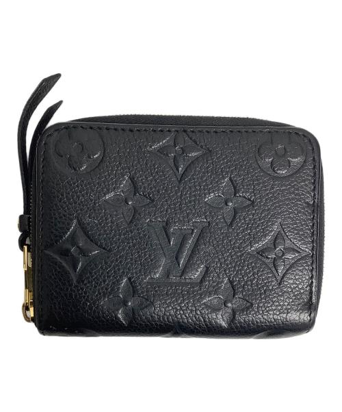 LOUIS VUITTON（ルイ ヴィトン）LOUIS VUITTON (ルイ ヴィトン) ラウンドファスナー財布 ブラックの古着・服飾アイテム