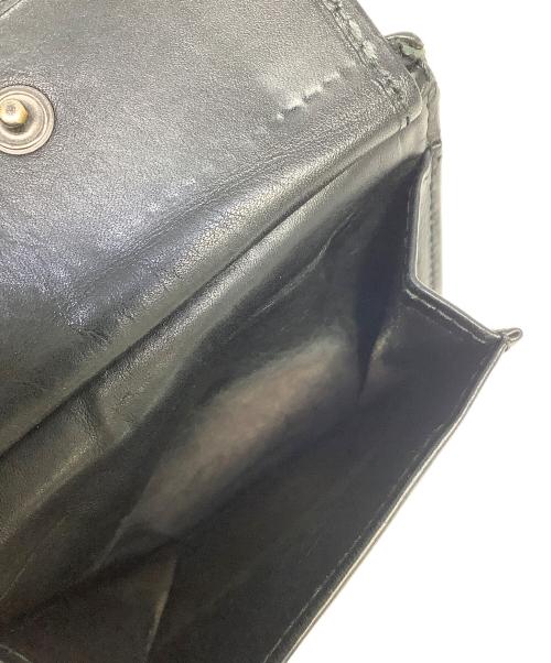 BOTTEGA VENETA（ボッテガベネタ）BOTTEGA VENETA (ボッテガベネタ) 2つ折り財布 ブラックの古着・服飾アイテム