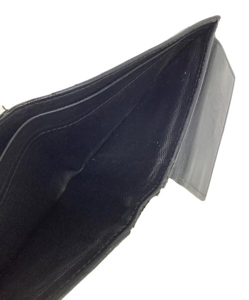 BOTTEGA VENETA（ボッテガベネタ）BOTTEGA VENETA (ボッテガベネタ) 2つ折り財布 ブラックの古着・服飾アイテム