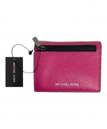 MICHAEL KORS（マイケル・コース）の古着「2つ折り財布」｜ショッキングピンク