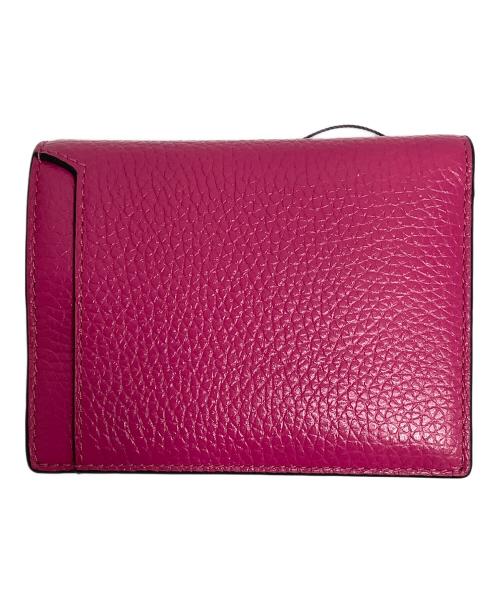 MICHAEL KORS（マイケル・コース）MICHAEL KORS (マイケル・コース) 2つ折り財布 ショッキングピンク 未使用品の古着・服飾アイテム