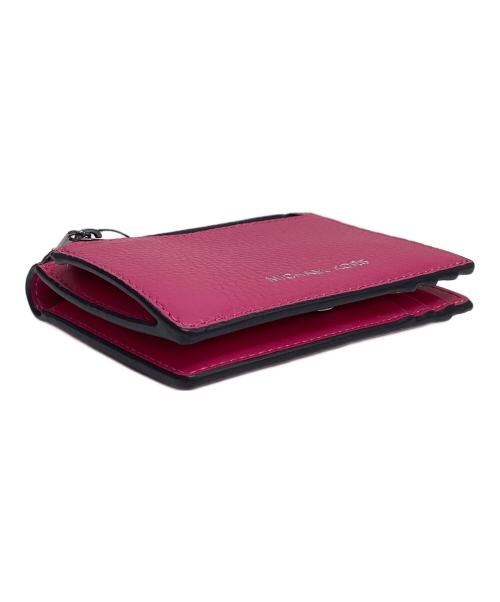 MICHAEL KORS（マイケル・コース）MICHAEL KORS (マイケル・コース) 2つ折り財布 ショッキングピンク 未使用品の古着・服飾アイテム