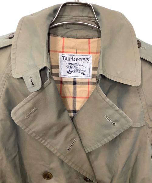 Burberry's（バーバリー）Burberry's (バーバリー) トレンチコート グリーン サイズ:Mの古着・服飾アイテム
