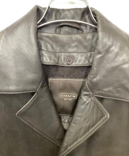 COACH（コーチ）COACH (コーチ) ライナー付レザージャケット ダークブラウン サイズ:Sの古着・服飾アイテム