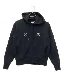 KENZO（ケンゾー）の古着「プルオーバーパーカー」｜ブラック