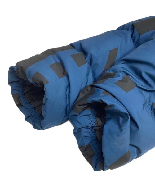 KENZO（ケンゾー）KENZO (ケンゾー) モノグラムロゴ総柄ダウンジャケット ブルー×ブラック サイズ:Mの古着・服飾アイテム