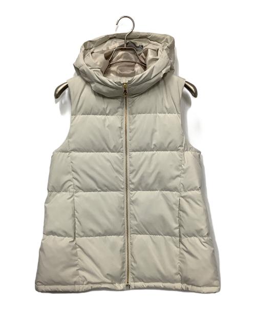 BLUE LABEL CRESTBRIDGE（ブルーレーベルクレストブリッジ）BLUE LABEL CRESTBRIDGE (ブルーレーベルクレストブリッジ) ダウンベスト ホワイト サイズ:38の古着・服飾アイテム