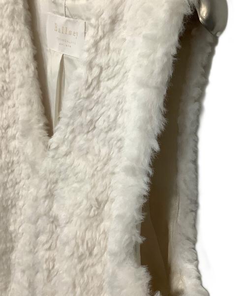 BALLSEY（ボールジィ）BALLSEY (ボールジィ) ボアベスト ホワイト サイズ:36の古着・服飾アイテム