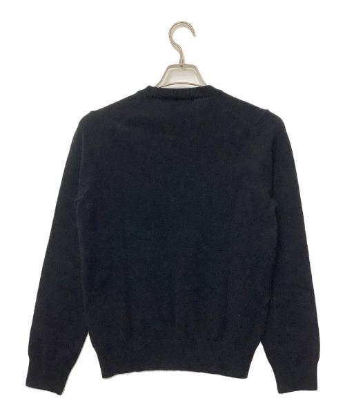 PLAY COMME des GARCONS（プレイコムデギャルソン）PLAY COMME des GARCONS (プレイコムデギャルソン) 薄手ニット ブラック サイズ:Lの古着・服飾アイテム