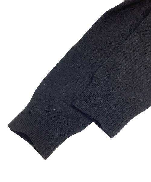 PLAY COMME des GARCONS（プレイコムデギャルソン）PLAY COMME des GARCONS (プレイコムデギャルソン) 薄手ニット ブラック サイズ:Lの古着・服飾アイテム