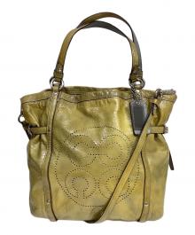 COACH（コーチ）の古着「2WAYバッグ」｜イエロー