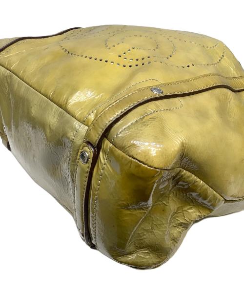 COACH（コーチ）COACH (コーチ) 2WAYバッグ イエローの古着・服飾アイテム