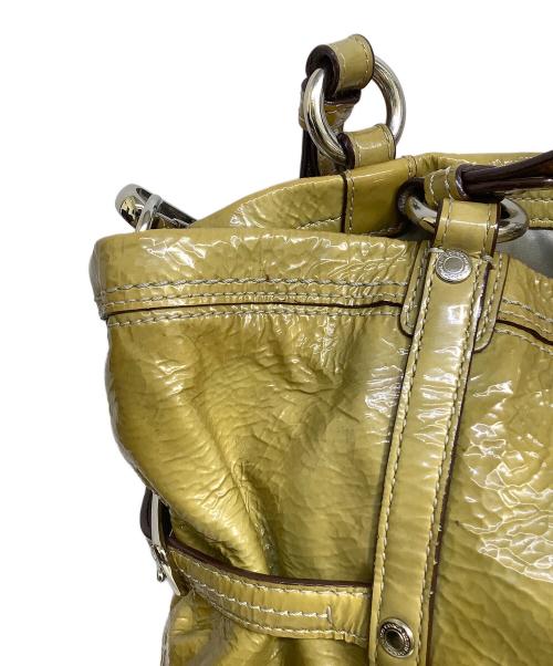 COACH（コーチ）COACH (コーチ) 2WAYバッグ イエローの古着・服飾アイテム