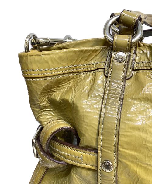 COACH（コーチ）COACH (コーチ) 2WAYバッグ イエローの古着・服飾アイテム