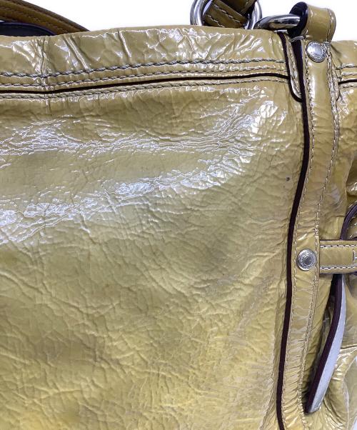 COACH（コーチ）COACH (コーチ) 2WAYバッグ イエローの古着・服飾アイテム
