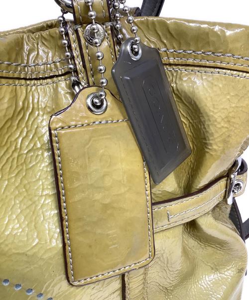 COACH（コーチ）COACH (コーチ) 2WAYバッグ イエローの古着・服飾アイテム