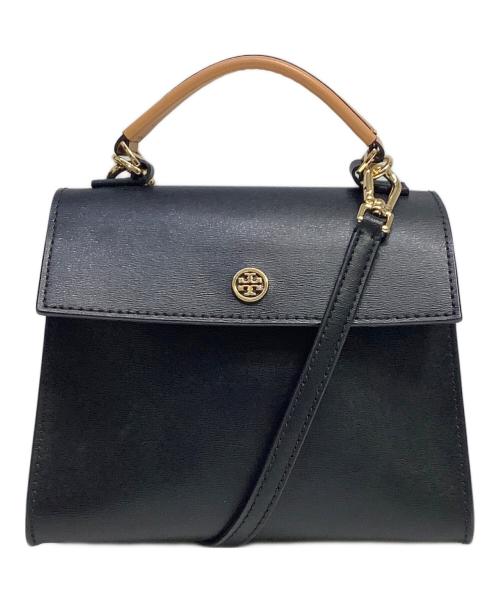 TORY BURCH（トリーバーチ）TORY BURCH (トリーバーチ) 2WAYバッグ ブラックの古着・服飾アイテム