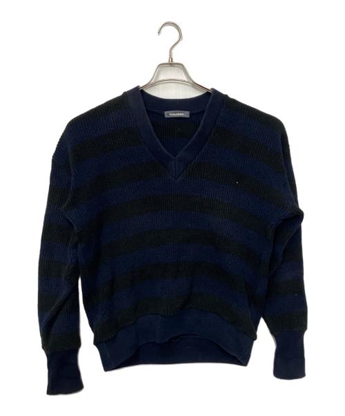 ISSEY MIYAKE MEN（イッセイミヤケメン）ISSEY MIYAKE MEN (イッセイミヤケメン) 厚手ニット ネイビー サイズ:Mの古着・服飾アイテム