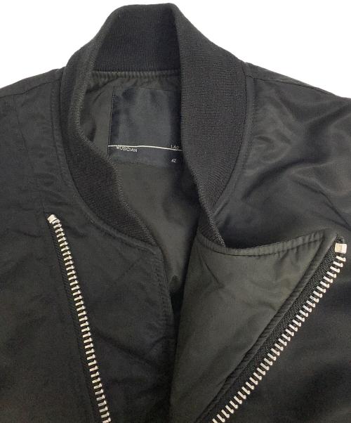 LAD MUSICIAN（ラッドミュージシャン）LAD MUSICIAN (ラッドミュージシャン) ブルゾン ブラック サイズ:42の古着・服飾アイテム