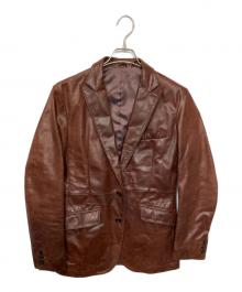 TORNADO MART（トルネードマート）の古着「レザージャケット」｜ブラウン