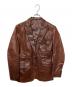 TORNADO MART（トルネードマート）の古着「レザージャケット」｜ブラウン