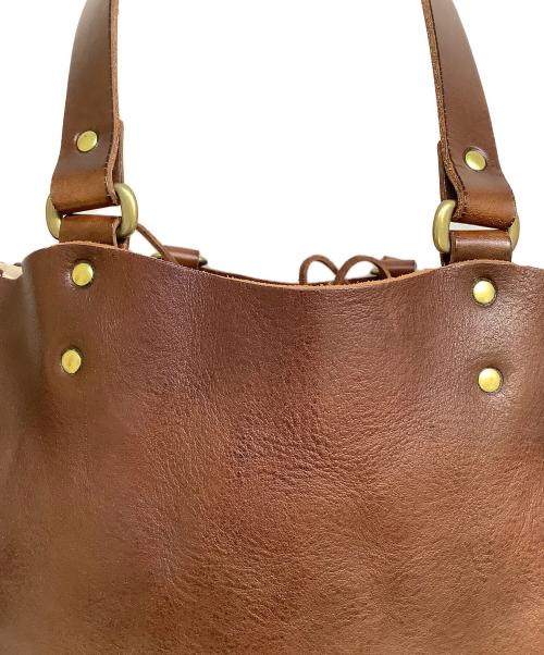 SLOW（スロウ）SLOW (スロウ) トートバッグ ブラウンの古着・服飾アイテム