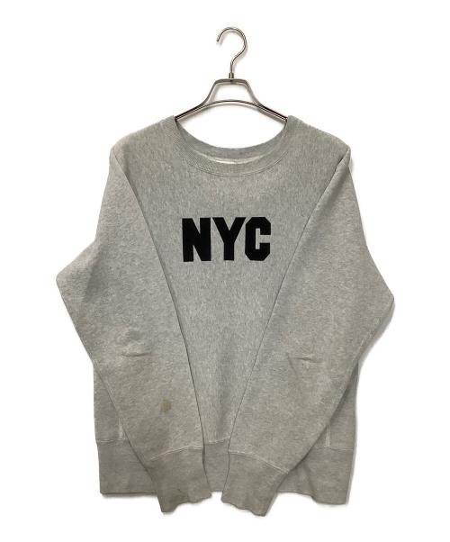 Champion（チャンピオン）Champion (チャンピオン) クルーネックスウェット グレー サイズ:Lの古着・服飾アイテム