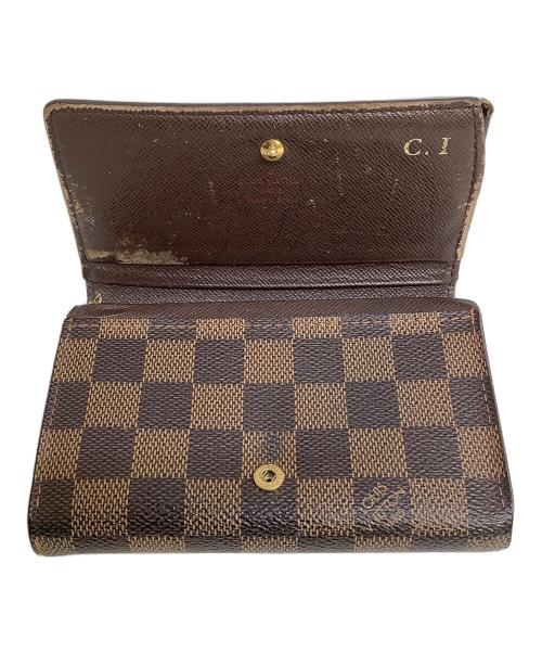 LOUIS VUITTON（ルイ ヴィトン）LOUIS VUITTON (ルイ ヴィトン) 2つ折り財布 ブラウンの古着・服飾アイテム