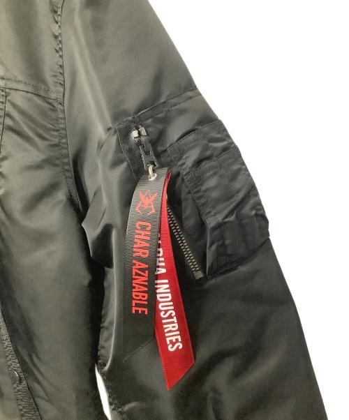 ALPHA（アルファ）ALPHA (アルファ) MA-1ジャケット ブラック サイズ:XL 未使用品の古着・服飾アイテム