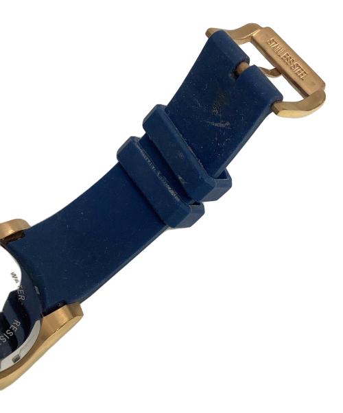 TECHNOS（テクノス）TECHNOS (テクノス) クロノグラフ ブルーの古着・服飾アイテム