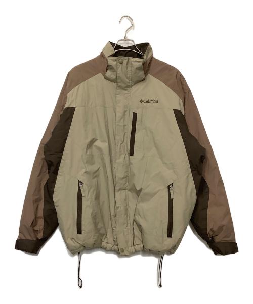 Columbia（コロンビア）Columbia (コロンビア) ナイロンジャケット ベージュ サイズ:XLの古着・服飾アイテム