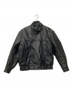 MACEESマーシーズ）の古着「レザージャケット」｜ブラック