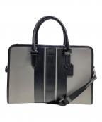 COACHコーチ）の古着「ブリーフケース」｜グレー×ブラック