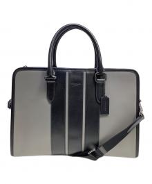 COACH（コーチ）の古着「ブリーフケース」｜グレー×ブラック