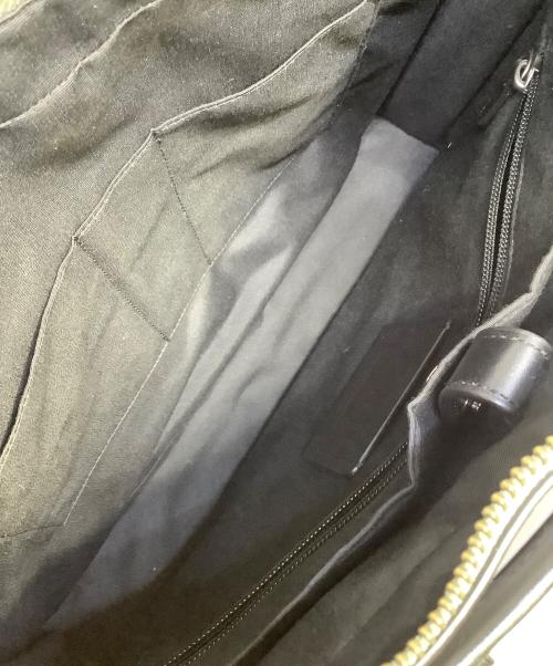 COACH（コーチ）COACH (コーチ) ブリーフケース グレー×ブラックの古着・服飾アイテム