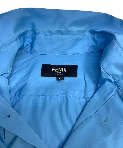 FENDI（フェンディ）FENDI (フェンディ) 半袖シャツ ブルー サイズ:41の古着・服飾アイテム