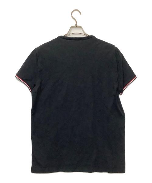 MONCLER（モンクレール）MONCLER (モンクレール) 半袖カットソー ブラック サイズ:XXLの古着・服飾アイテム