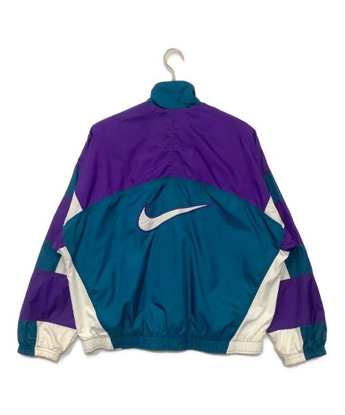 NIKE（ナイキ）NIKE (ナイキ) ナイロンジャケット ブルー×パープル サイズ:Mの古着・服飾アイテム