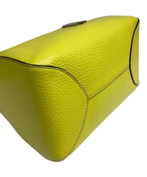 FURLA（フルラ）FURLA (フルラ) ハンドバッグ イエローの古着・服飾アイテム