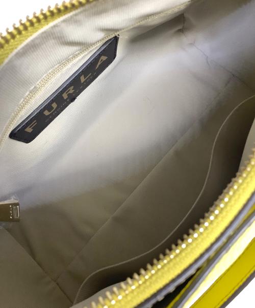 FURLA（フルラ）FURLA (フルラ) ハンドバッグ イエローの古着・服飾アイテム