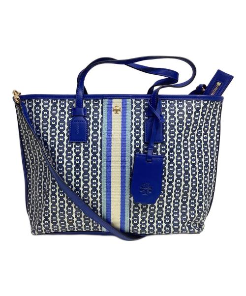 TORY BURCH（トリーバーチ）TORY BURCH (トリーバーチ) ハンドバッグ ブルーの古着・服飾アイテム