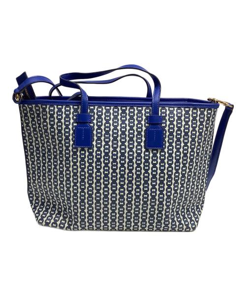 TORY BURCH（トリーバーチ）TORY BURCH (トリーバーチ) ハンドバッグ ブルーの古着・服飾アイテム