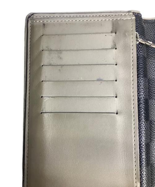 LOUIS VUITTON（ルイ ヴィトン）LOUIS VUITTON (ルイ ヴィトン) ポルトフォイユプラザ ブラック×グレーの古着・服飾アイテム