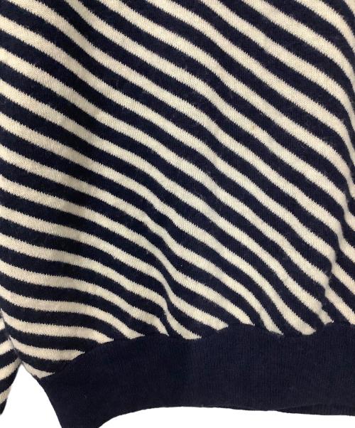 DSQUARED2（ディースクエアード）DSQUARED2 (ディースクエアード) 厚手ニット ブラック×ホワイト サイズ:XSの古着・服飾アイテム