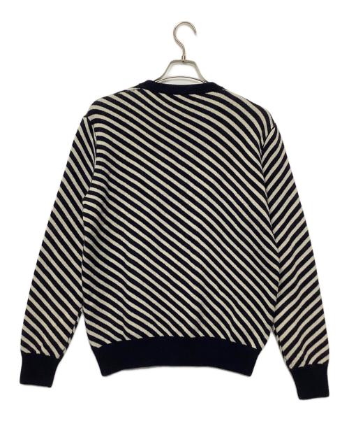 DSQUARED2（ディースクエアード）DSQUARED2 (ディースクエアード) 厚手ニット ブラック×ホワイト サイズ:XSの古着・服飾アイテム