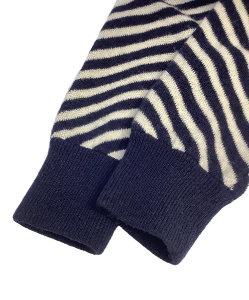 DSQUARED2（ディースクエアード）DSQUARED2 (ディースクエアード) 厚手ニット ブラック×ホワイト サイズ:XSの古着・服飾アイテム