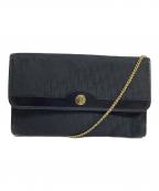 Christian Diorクリスチャン ディオール）の古着「ヴィンテージトロッターショルダーバッグ」｜ブラック